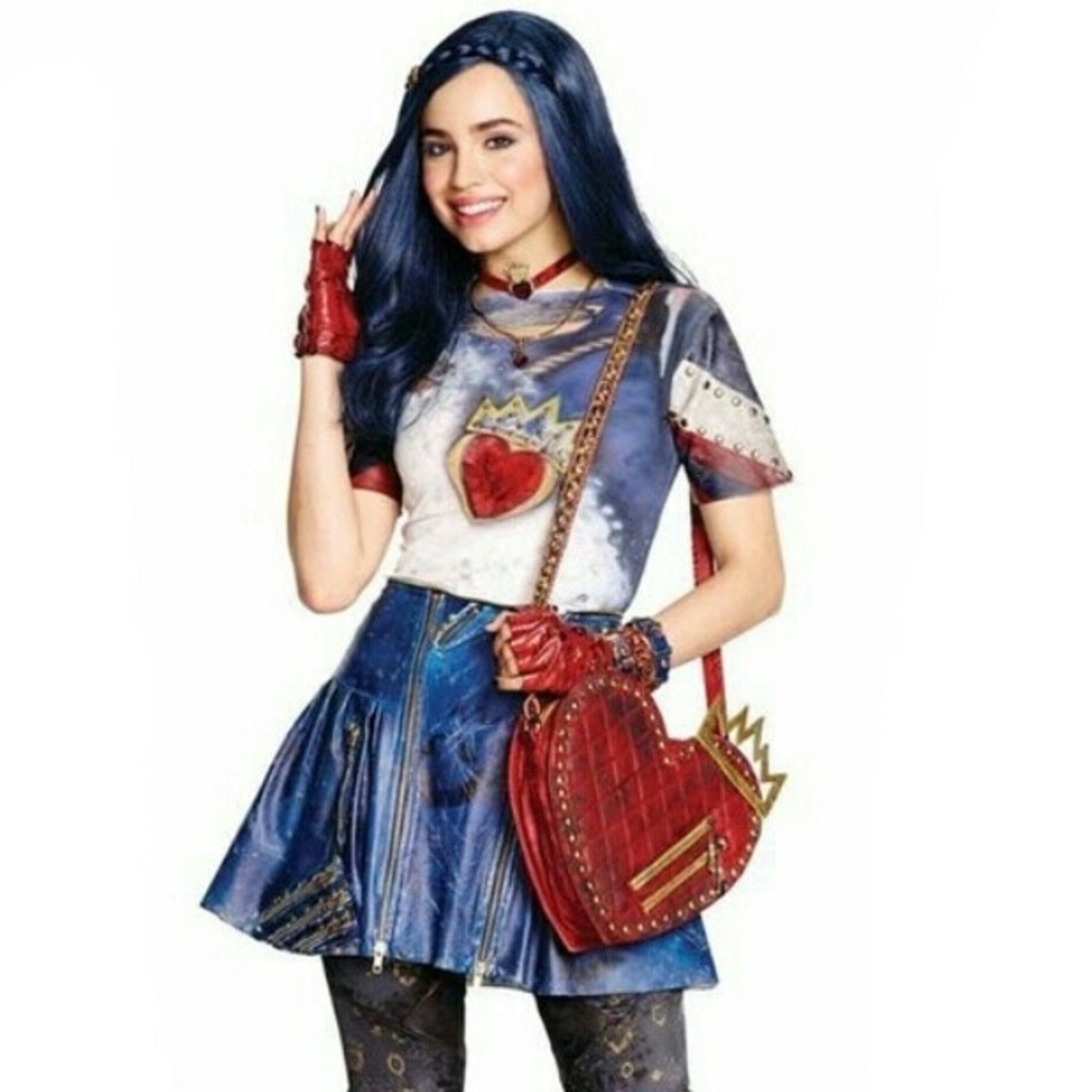 RARE Descendants 2 Evie Rebel Heart Replica Handbag- Disney Store Exclusive